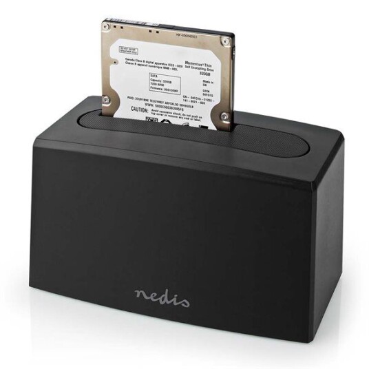 Nedis Hard Disk Docking stasjon | USB 3.2 Gen1 | USB Type-A | 1 Disk | 2.5 / 3.5 " | USB 3.2 Gen1 | Docking | Desktop