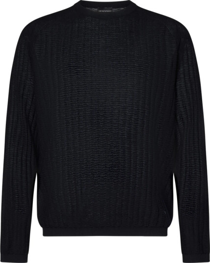 Emporio Armani Herre Strikkevarer Blå S,