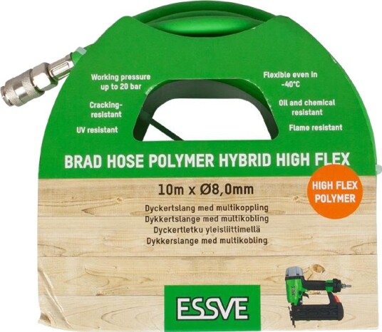ESSVE High Flex Dykkertslange 10 m, Maskintilbehør & forbruk