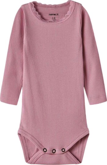 Name It Body I/e Rib Noos NbfKab Syrin Name It 2 år (92) Langermet Body Rosa