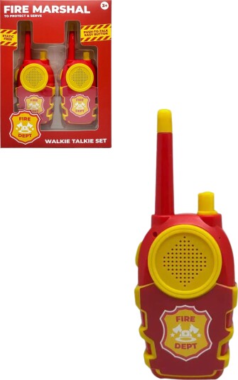 Otl Walkie-Talkier Brannmann Otl OneSize Leketøy Rød