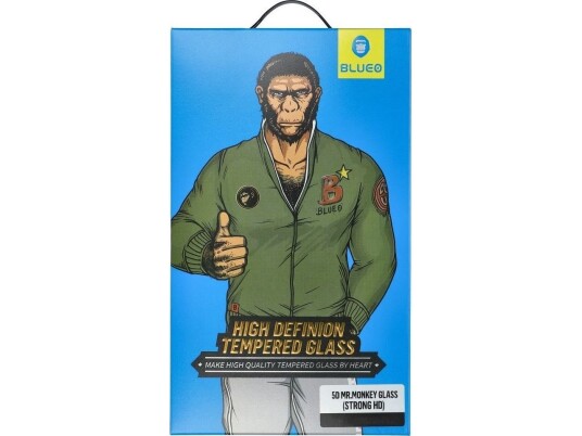 Blueo Tempered Glass 5D Mr. Monkey Glass - 5903396147500 23 5D Herdet Glass Mr. Monkey Glass - For Samsung Galaxy S21 Fe Svart (Strong Lite) For Samsung Galaxy A53 5G Svart (Strong Lite)