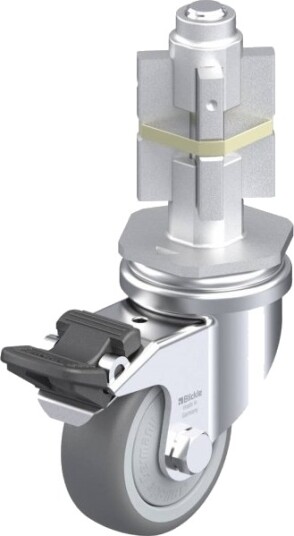 Blickle 743271 Lra-Tpa 50Kf-Fi-E05 Styrehjul Med Brems - Hjuldiameter 50 Mm - Bæreevne (Maks.) 50 Kg (1 Stk)