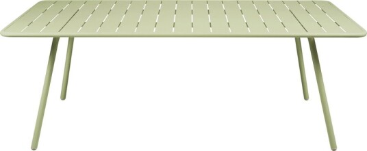 Fermob Luxembourg Table 207x100 Cm Willow Green 65 Utendørs Spisebord Frédéric Sofia Grønn Metall