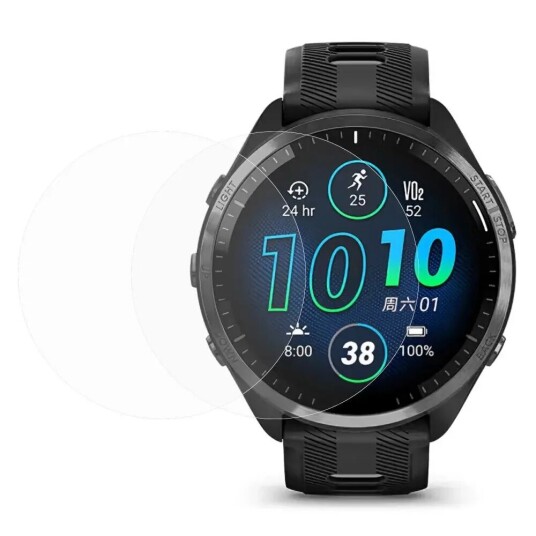 INCOVER Garmin Forerunner 965 Skjermbeskytter - 2 stk Gjennomsiktig