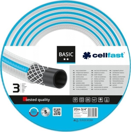 Cellfast Hageslange Basic 3/4"20 M 10 420