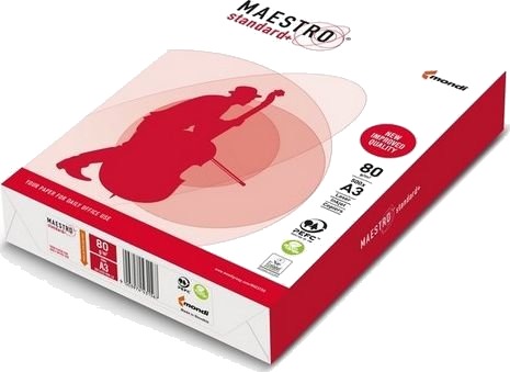 Mondi Papir Kser Maestro Standard+ A3 80 G 500 Ark