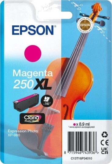Epson 250XL magenta blekkpatron 8,9 ml
