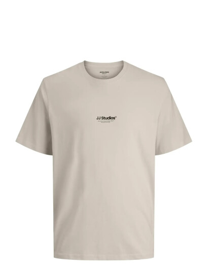 Jack & Jones Jjesoho Tee Ss Crew Neck Noos Mni - Cream - 98 Jack & Jones Jjesoho Tee Ss Crew Neck Noos Mni - Cream - 98