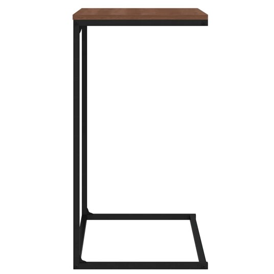 vidaXL Sidebord svart 55x35x66 cm konstruert tre