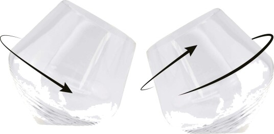 Winkee Rullende whiskyglass sett med 2 stk