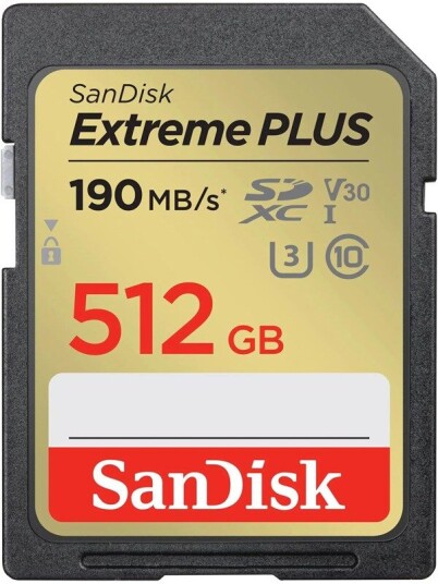Sandisk Extreme - Flashminnekort - 512 Gb