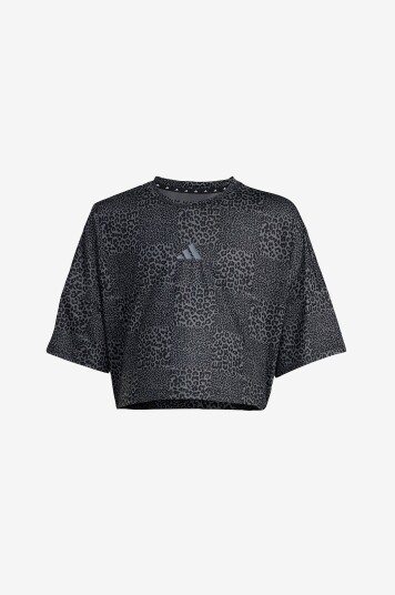 Adidas Sport Performance Treningstopp JG Spi Aop Tee Svart