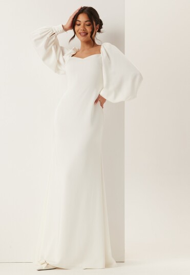 Bubbleroom Occasion Puff Sleeve Wedding Gown Bubbleroom Occasion Puff Sleeve Wedding Gown