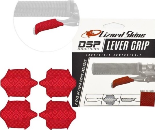 Lizard Skins Lizardskins Dsp Lever Grip - Crimson Red 0.5 Mm (2 Y Po 2 Szt.) (New 2023) Lizard Skins Lizardskins Dsp Lever Grip - Crimson Red 0.5 Mm (2 Y Po 2 Szt.) (New 2023)