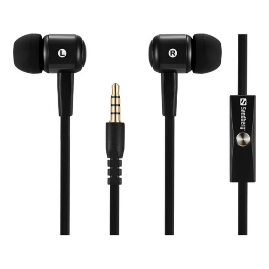Sandberg Speak'n Go In-Earset - Svart Sandberg Speak'n Go In-Earset - Svart