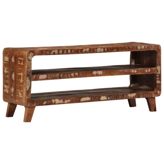 TV benk 105x46x32 cm gjenvunnet heltre