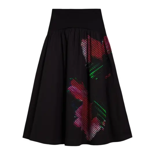 Desigual Dame Skjørt Svart XS, Desigual Dame Skjørt Svart XS,