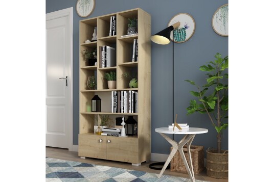 Penguen Bokhylle 93,6x29,6 cm Brun Hanah Home