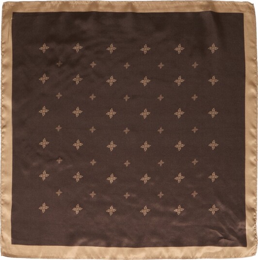 B.YOUNG Wioletta Logo Scarf Brun ONE SIZE