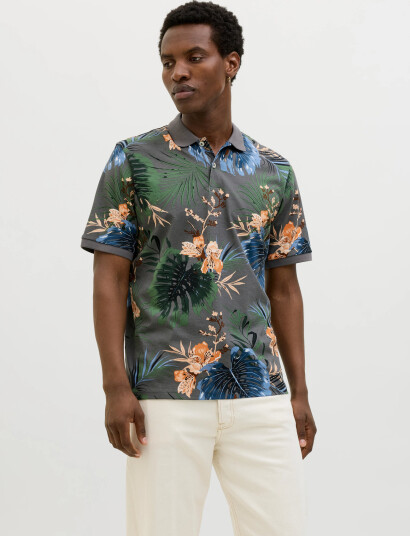 Jack & Jones Jjhawaii Aop Polo Ss - Multi/patterned - S