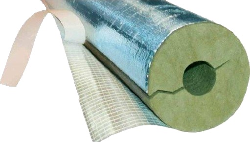 ROCKWOOL 92516 Rørskål 30 mm isolasjonstykkelse med tape Ø: 35 mm Installasjon