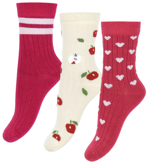 minipop Minipop® Season Bamboo Socks 3 Pcs - Multi/patterned - 19/22