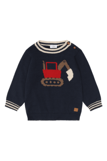 Hust & Claire Pilou genser til barn - more navy