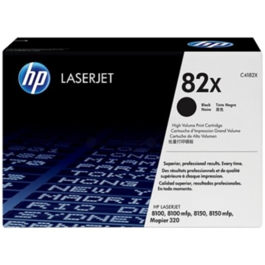 HP C4182X HP 82X Tonerkassett Svart HP C4182X HP 82X Tonerkassett Svart