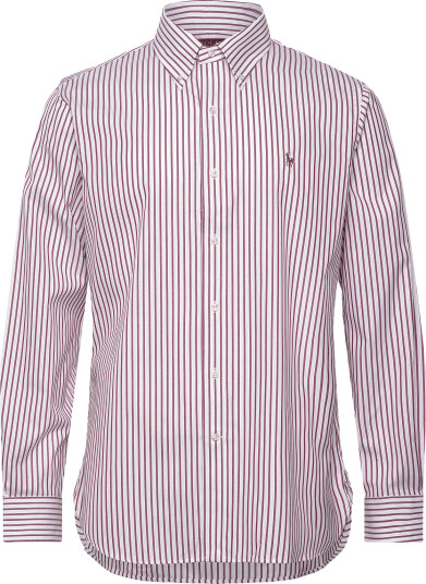 Polo Ralph Lauren 80/2 Preprss Poplin Cuhbdppcn Burgundy 16