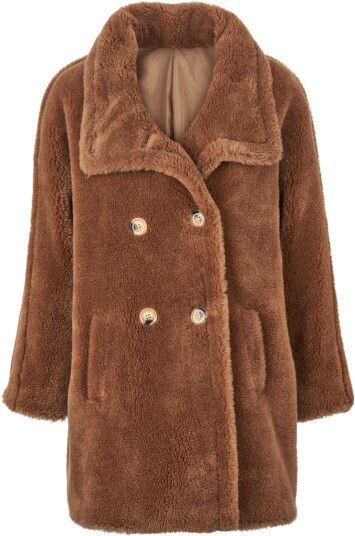 Natures Collection Denise jakke Teddy Brun XS