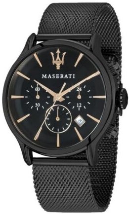 Maserati Herreklokke R8873618013 Epoca Sort/Stål Ø42 mm
