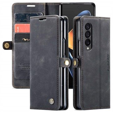 Caseme 013 Series Samsung Galaxy Z Fold4 Lommebok-deksel Svart