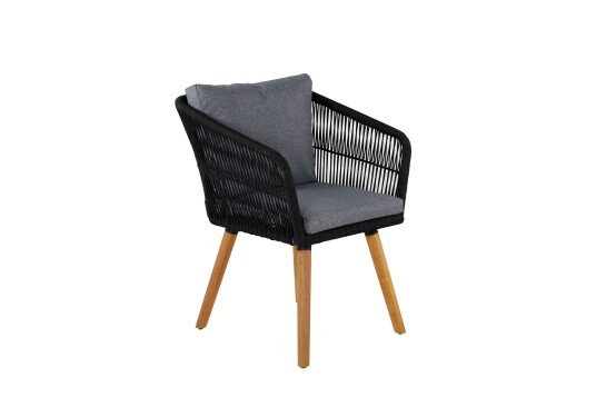 Venture Design Chania lenestol Svart/grå Svart Venture Design Chania lenestol Svart/grå Svart