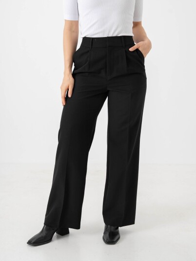 Comprimé Wide Pant Sort 34