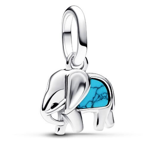 Pandora Moments Charm i 925 sølv med elefant