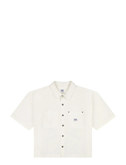 Lee Jeans Ss Workwear Shirt Cream L x 00