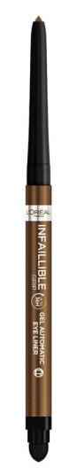 L"Oréal Paris Infaillible Grip 36H Gel Automatic Eyeliner 012 Bronzed Espresso 5g L"Oréal Paris Infaillible Grip 36H Gel Automatic Eyeliner 012 Bronzed Espresso 5g