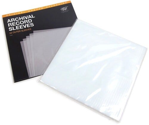 Mobile Fidelity  50stk 12" plastlommer  arkivkvalitet