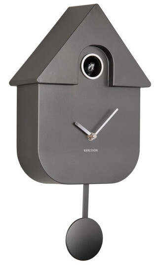 Karlsson Cuckoo Metallic Veggklokke KA5867DG Unisex Kvarts urverk