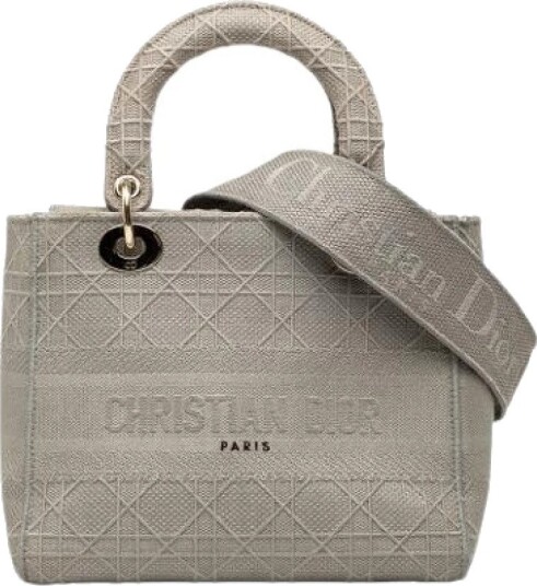 Dior Vintage Dame Pre owned Grå ONE SIZE,