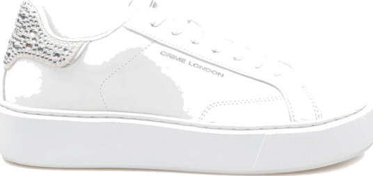 Crime London Dame Sko Hvit 36 EU,