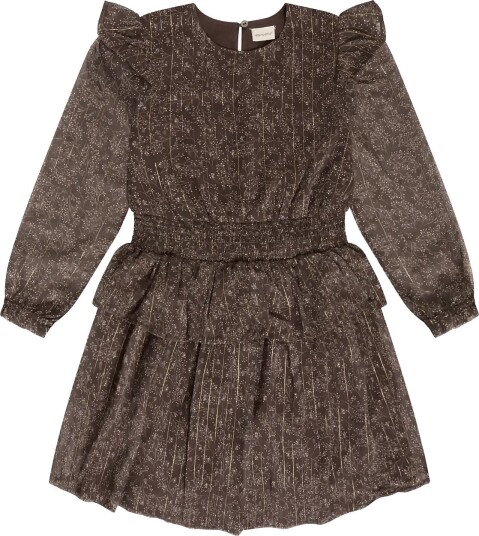 Minymo Dress Dobby - PLUM TRUFFLE - 104
