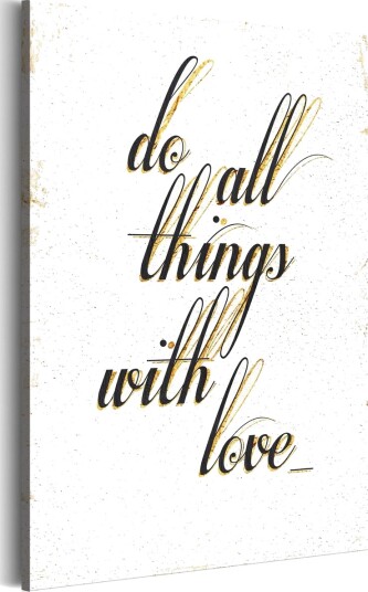 Bilde My Home Things With Love 40x60 Artgeist sp. z o. o.