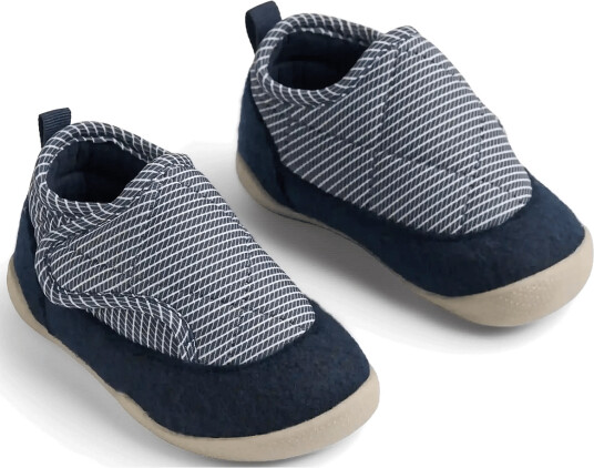 Wheat Indoor Shoe Mulle Navy 23