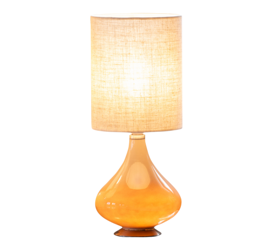 Flavia lampe 48 cm fot sand skjerm 20x25 cm Grace nate