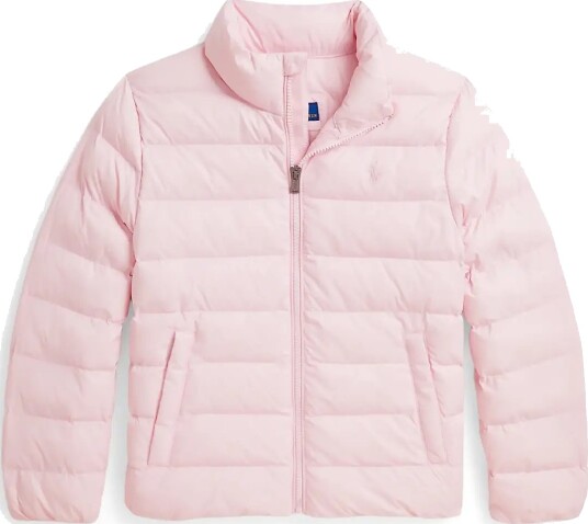 Ralph Lauren Kids The Colden Packable Quilted Jacket Pink 129 130