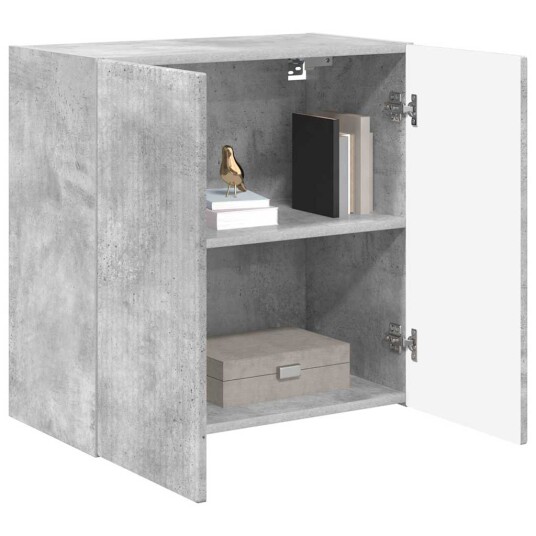 TV Veggskap Betonggrå 59,5 x 31 x 60 cm Konstruert tre