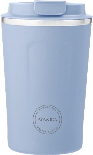 AYA&IDA Termokrus Rustfritt Stål Pulverblå 380 ml