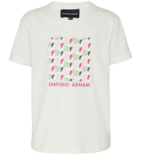 Giorgio Armani Emporio Armani T skjorte Off White m. Trykk Emporio Armani 14 år 164 T skjorte Hvit